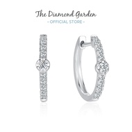 TDG 10K Gold Lab Grown Diamond Earrings