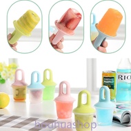 Silicone mini popsicle mold ice cream popsicle mold summer baby and children DIY fruit popsicle food kitchen tools fruit milkshake ice cream mold