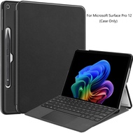 For Microsoft Surface Pro 12 inch Case Folding Stand Smart Folio Cover for Microsoft Surface Pro 12 