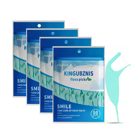 200pcs Orthodontic Dental Floss for Braces Easy Glide Floss Threader for Braces Teeth Cleaning Floss