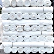 1 meter 1/2m 25cm Kain Mori Premium Merk Garuda Dunia Lebar 1 Meter White fabric Membatik Batik Bagu