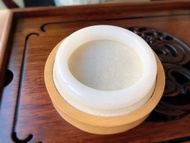 天然羊脂白玉和田玉手鐲  圈口55mm 老坑 一級白 油潤柔和