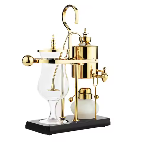Water Drop Balancing Siphon Coffee Machine Kettle Coffee Maker Syphon Vacumm Coffee Brewer Manual Co