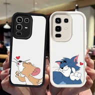 N94 couple Kiss Black and white silicone Casing for Infinix Note 50 Pro 50X 50S 5G Case