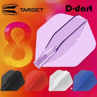 TARGET 8 FLIGHT DARTS FLIGHT - 5 COLORS NO2 STANDARD DART FLIGHTS 3PCS/PACK