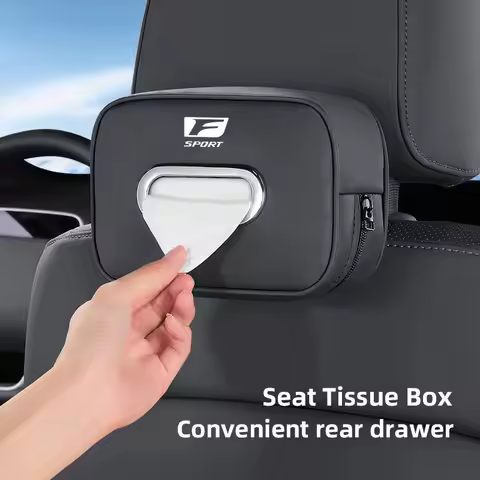 Car Tissue Storage Box Organizer Auto Accesories For Lexus F SPORT ES RX NX LS UX LM LX GX IS300 RX3