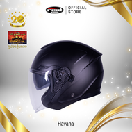 Real Helmets หมวกกันน็อคเปิดหน้า HAVANA