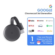 [Local Stock] Google Chromecast (3rd Generation) / Wireless streaming to TV / Works with Netflix Youtube Disney+