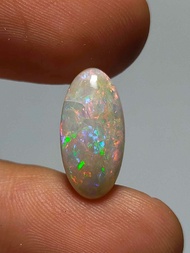 พลอย โอปอล ออสเตรเลีย ธรรมชาติ แท้ ( Natural Solid Opal Australia ) หนัก 3.46 กะรัต