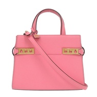 全新未使用 Delvaux Tempête 粉紅壓花皮革兩用手提包/單肩包 1517 [二手] DELVAUX
