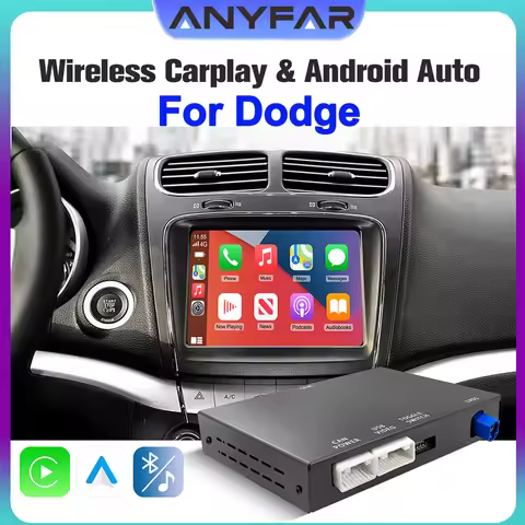 Wireless CarPlay Android Auto for Dodge Challenger Journey Charger Durango InterfaceRetrofit Kit OEM