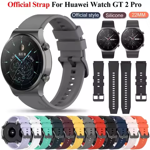 22mm Official Silicone Replacement Gt2 Pro Strap For Huawei Watch Gt 2 Pro Sport Strap For Huawei Wa