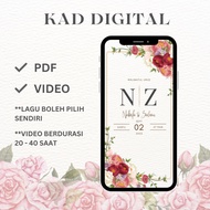 KAD KAHWIN DIGITAL | DIGITAL WEDDING CARD | E-CARD