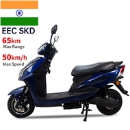 CKD SKD 10/12inch 600W 800W 40-50km/h speed 45-65km range eec cheap price electric motorcycle moped 