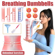 Breathing Trainer Abdomen Breathing Dumbbell Adjustable Dumbbell With Count Lung Capacity Trainer Br