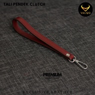 [VALQO] Tali Pendek kulit Sapi Tali Tas Clutch handbag Pouch Tas Wanita Pria