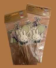 荷蘭購入🇳🇱Miffy生日蛋糕裝飾🎂 (一包十支)