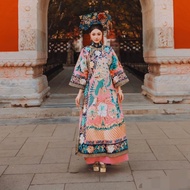 Qing Dynasty-Inspired Cixi Queen Style Shirt - Traditional Chinese Court Attire