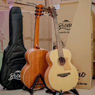 Cheap Bromo BAA8S Transcustic Junior Guitar 3/4 wood equivalent to solid Custom laser and wooden pac