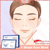 🚀SG stock🚀 5 pcs/box V shape face lifting mask / Double chin slimming mask V shape mask / Face slimm