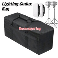 Godox lighting bag jumbo tas godox Tas lampu flash studio foto kapasitas besar Matvel gacor lighting