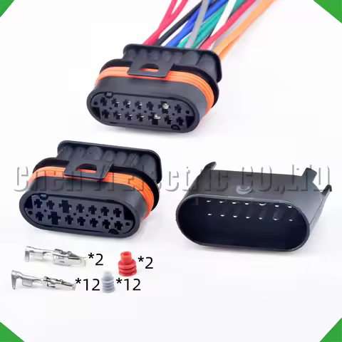 14 Pin Auto Connectors Diesel Parking Heater Wire harness Plug 225201040011 967526-1 For D5WZ D5WS D