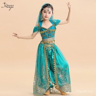 Lehenga Kids indian costume kids deepavali kids clothes Girls Jasmine Princess Halloween Costume New