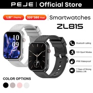 Peje ZL81S Smart Watch: 1.91-Inch High-Definition Large Screen | Bluetooth 5.3 Calls | Blood Pressur