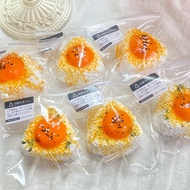 Cute Simulation Basque Bread Cake Squishy Toy Slow Rebound Stress Relief Squeeze Decompression Playt