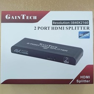 GAINTECH HDMI SPLITTER 2 / 4 / 8 PORT 4KX2K RESOLUTION 3840X2160