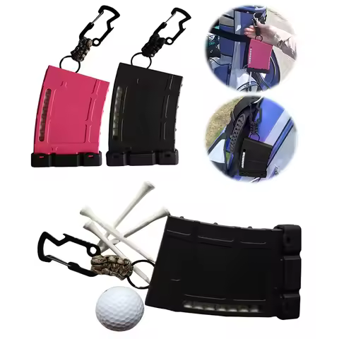 Golf Tee Holder Lightweight Plastic Portable Golf Tees Hanging Case Storage Box Waterproof Easy To C