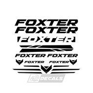 FOXTER STICKER CUTOUTmotorcycle accessories