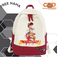 (FREE Name) Kindergarten/SD/SD BACKPAKCK Children's Backpack With BOBOIBOY API Pictures