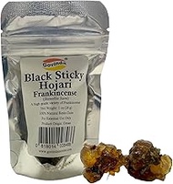Govinda - Black Sticky Hojari Frankincense Resin (Boswellia Sacra) - 1 Oz