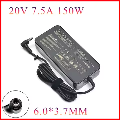 20V 7.5A Laptop AC Adapter Charger for ASUS TUF Gaming FA706 FX505 FA506 FX505G FX705GT FX505GE FX50
