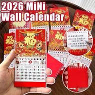 Mini Calendar 2026 Wall Calendar Table Calendar New Year Calendar 2026 Year Of The Horse Chinese Lun