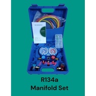 Promo- MANIFOLD GAUGE AIRCOND METER FOR R134A-Safety lock system