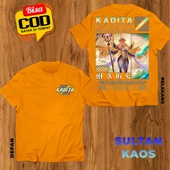 SULTAN KAOS DEWASA DAN ANAK MOBILE LEGEND KADITA WHITE ROBIN BAJU ML KADITA MAGE TSHIRT MLBB BISA RE