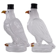 Vodka Glass Bottle Whiskey Eagle Glass Decanter Empty Glass Spirits Liquor Bottles Diamond Liquor Wi
