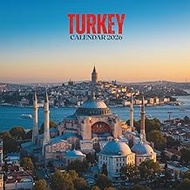 Turkey 2026 Calendar: Scenic Monthly Views of Historic Streets, Hot Air Landscapes, Seaside Views & 