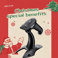 Eyoyo 2D QR code Wireless Bluetooth Barcode Scanner With Stand, 3-in-1 Barcode Scanner Reader[2.4G W