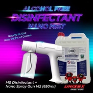 100% Authentic M2 Nano Spray Gun Machine (650ml) Best Genuine Quality  Nano Mist Disinfectant 5L Sanitizer
