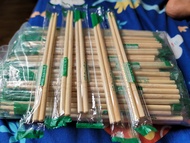 1 tải (1.200 đôi) Đũa tre dùng 1 lần_tròn 5.5ly * 20cm_ BỌC màng opp xuất Nhật