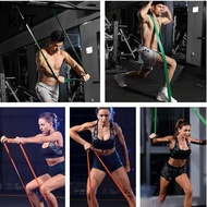 KHJ Yoga Tension Band, TPE Elastic Fitness Elastic Band,  5-85 lbs Resistance Bands Fitness