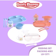 Lusty Bunny 4 in 1 Baby Feeding Set LB-1371 | SBP