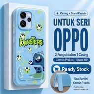 2 In 1+Stand Monster Inc Anti Dust Casing hp Oppo Reno16 Pro 5G Reno 16 Pro 5G Reno 15F A6X A6 Pro 1