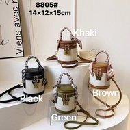 Moda Paolo Women's Crossbody Sling Bag Bucket Bag (F8805HM)