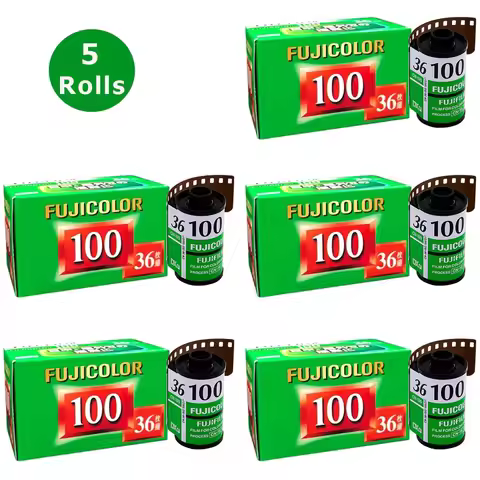 Original 1/2/3/5Rolls (36 Exposure/Roll) Fujicolor C100 Color Film Fujifilm 100 for 135 Format Camer