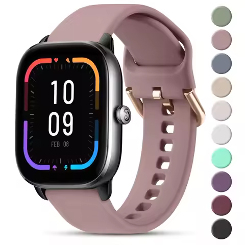 20mm Soft Silicone Band For Huami Amazfit GTS 4/2 Mini GTS 3 2e Strap Bracelet For Amazfit Bip 3/Bip