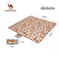 CAMEL CROWN เสื่อปิกนิก ผ้าออกซ์ฟอร์ด แบบหนา กันน้ํา ทนต่อการสึกหรอ สําหรับตั้งแคมป์กลางแจ้ง